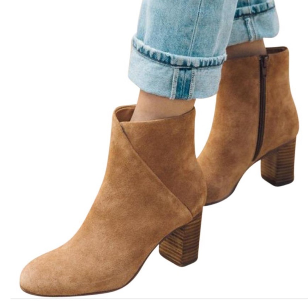 GUC Soludos Venetian Mid-Heel Bootie